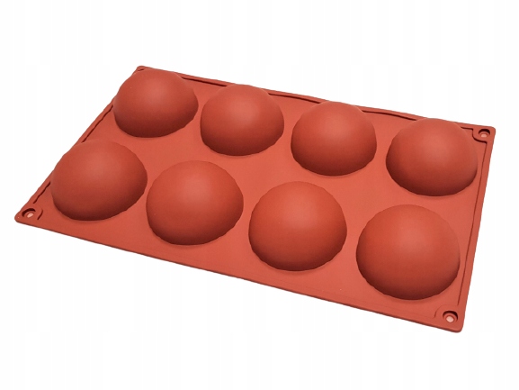 

Foremka monoporcje półkula średnia 8 szt 5,8 cm
