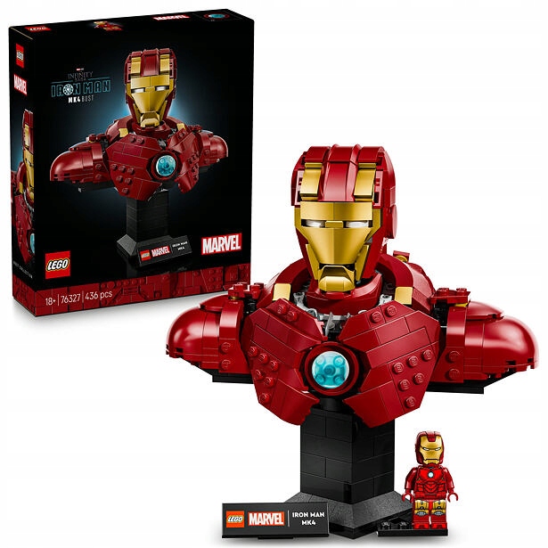 Lego Marvel 76327 Busta Iron Man MK4