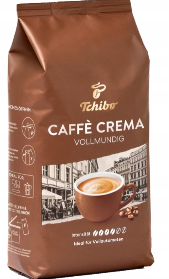 Levně Tchibo Caffe Crema Vollmundig káva 1 kg Dovoz z Německa