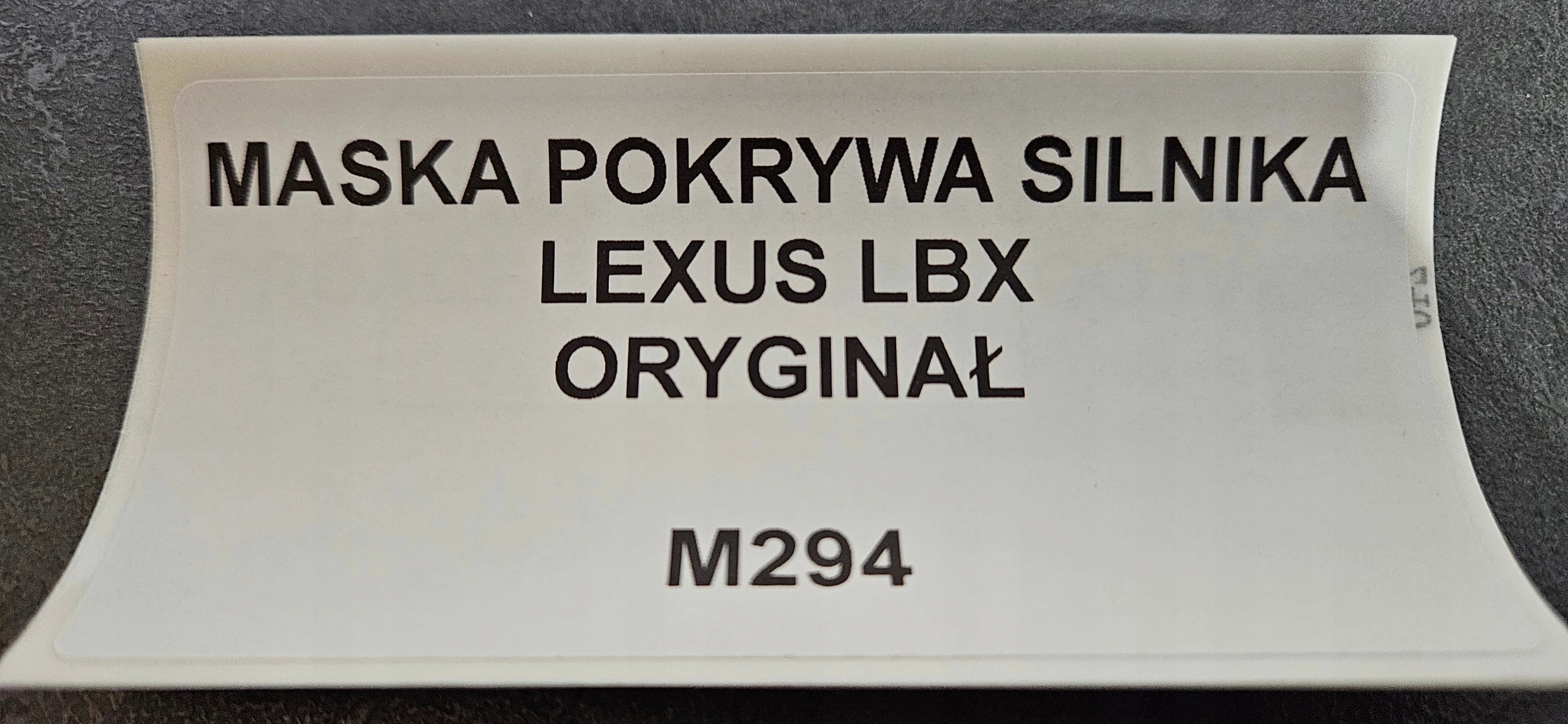 Motorhaube Fronthaube LEXUS LBX 23- Original