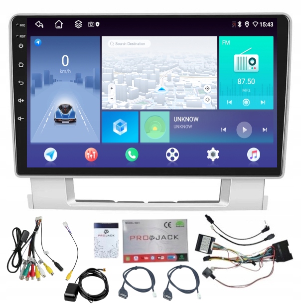 Rádio Navigácia Android Carplay Opel Astra J 2009-15 4GB 64GB Sim