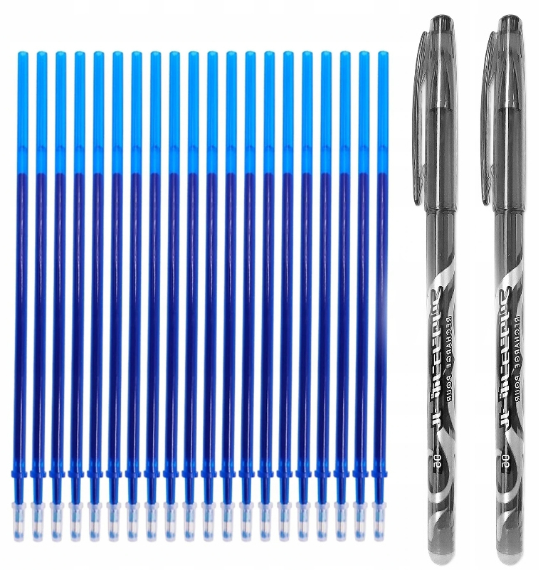 

Długopis ścieralny zmazywalny szkoła Wkład x 20