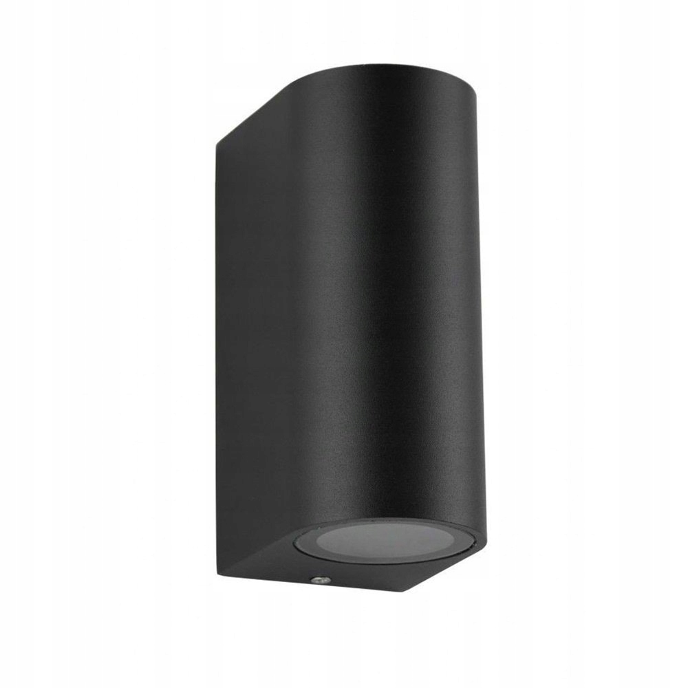 Czarna lampa natynkowa ścienna spot góra dół