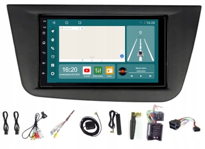 Radio 2 Din Seat Altea Toledo 2004-2015 Android Rds Wifi Usb 8/256GB Sim