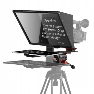 Teleprompter Desview TP170 17'' z pilotem Bluetooth i walizką