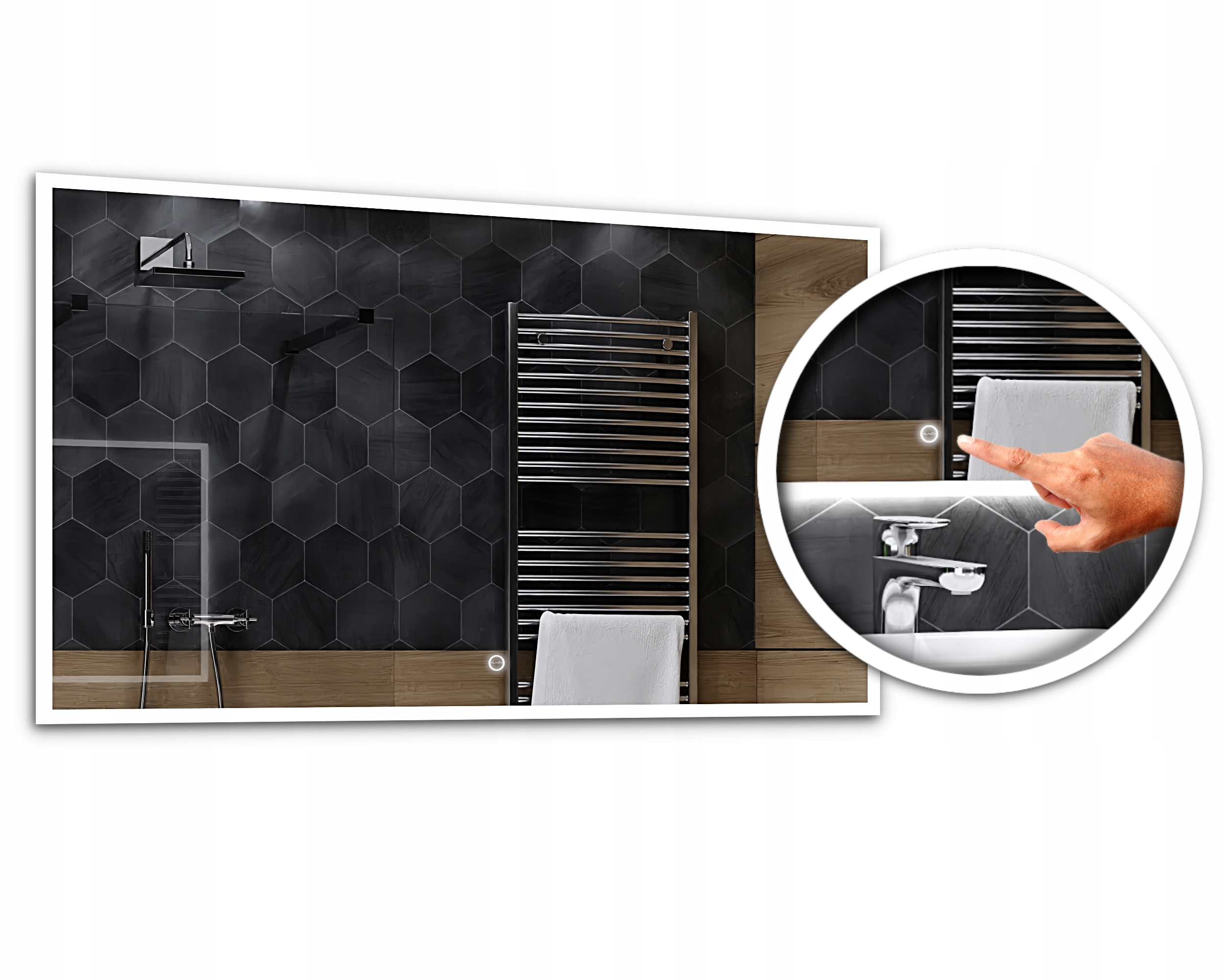 

Dodatek Włącznik dotykowy podświetlany Do Luster