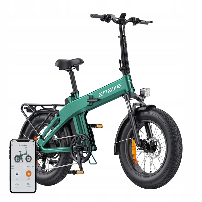 Engwe EP-2 3.0 Boost Rower Elektryczny 250W Zasięg 120 km 20" Zielony