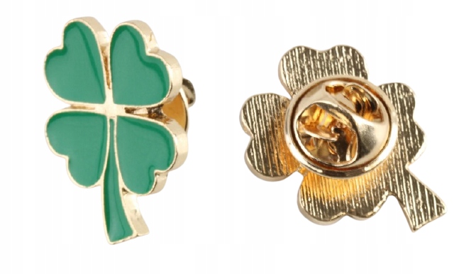 BROSZKA KONICZYNA NA SZCZĘŚCIE POWODZENIE PRZYPINKA ZIELONA KONICZYNKA