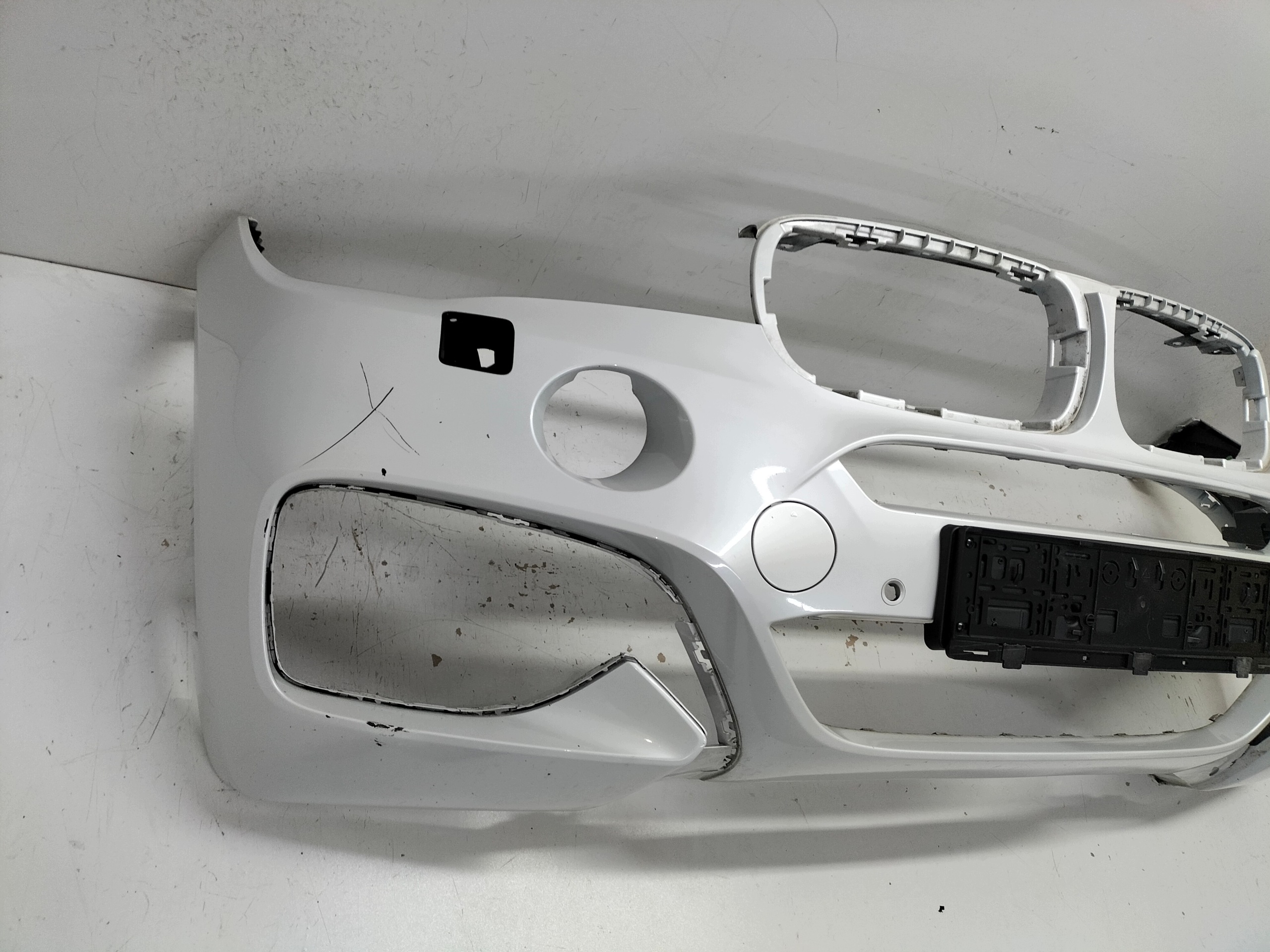 front bumper front BMW X6 F16 14-19 m-packet wersja below washers