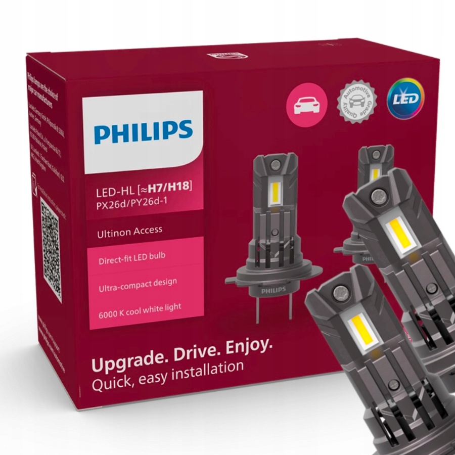 Żarówki Led Philips H7/H18 Ultinon Access 6000K