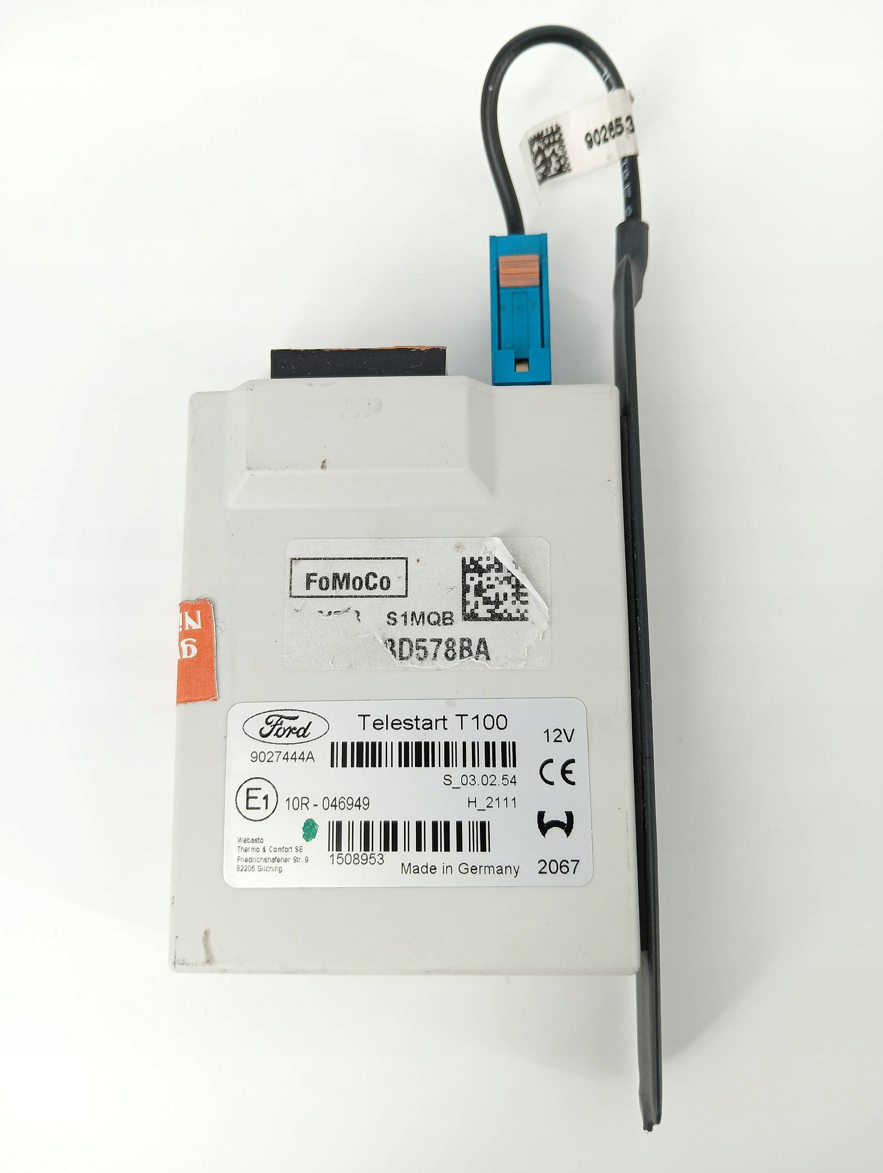 modulo WEBASTO TELESTART T100 DS7T-13D578-BA 9027444A Ford Mondeo Mk5