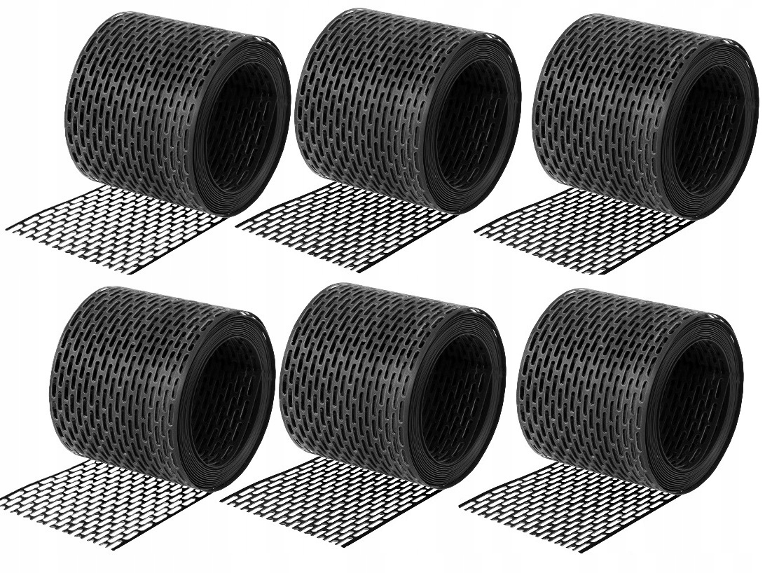 5+1 Gratis! Kratka Okapowa Na Ptaki Siatka Okapu 100 mm Czarna