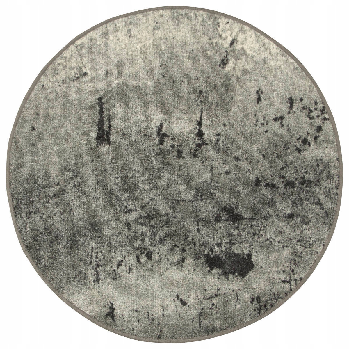 Dywan Okrągły Antypoślizgowy Jak Prawdziwy Beton Tynk Marl śr. 120 cm