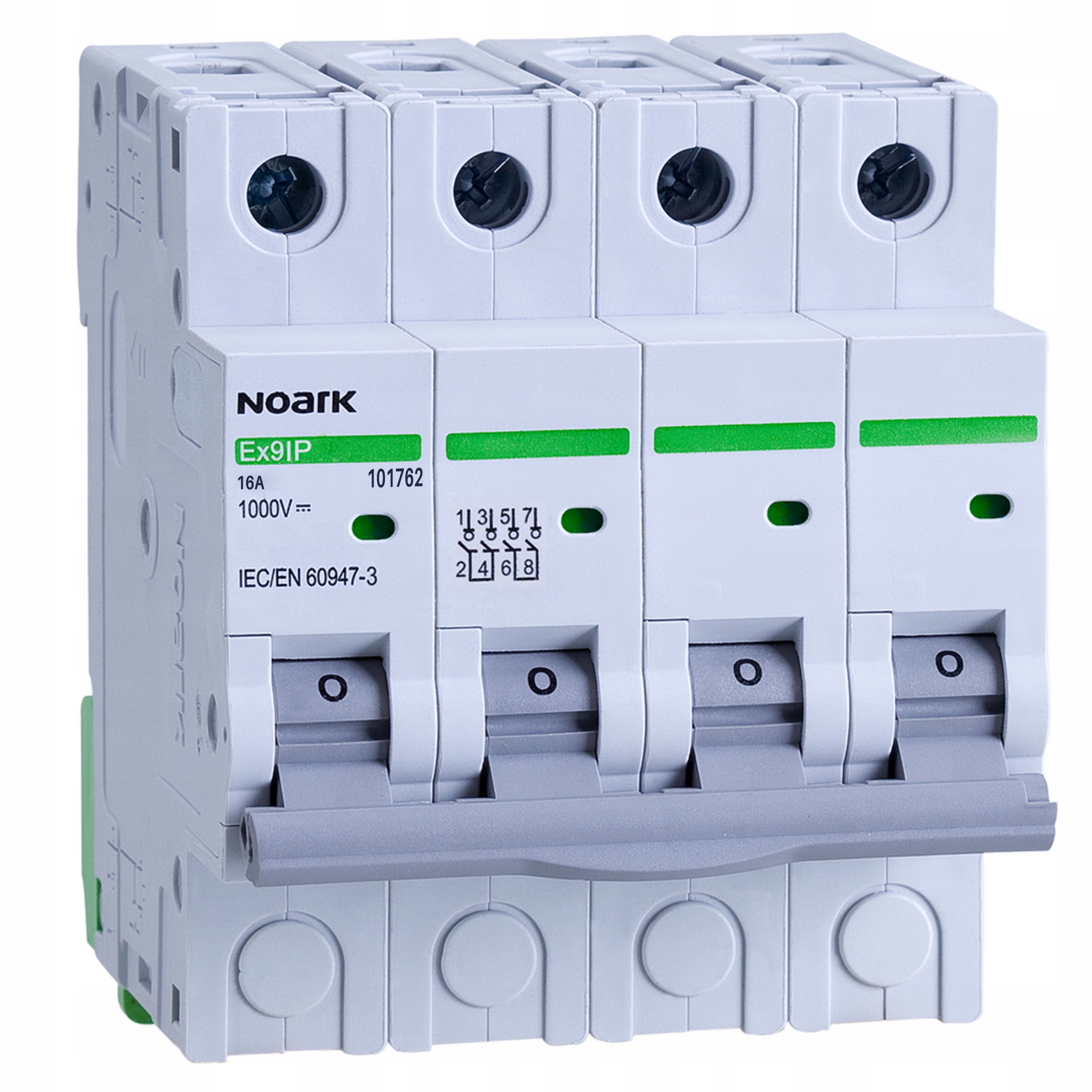 DC izolačný odpojovač pre fotovoltaiku Pv 4P 16A 1000V 101762 Noark