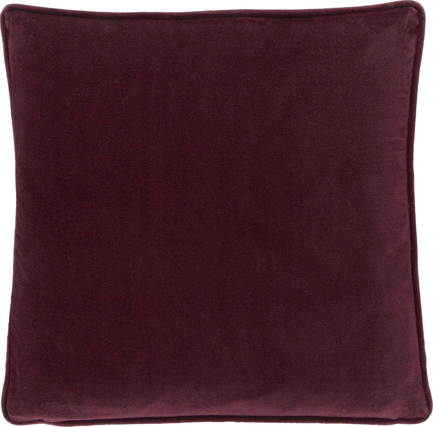 

Aksamitna poszewka na poduszkę Dana 50x50 bordowa