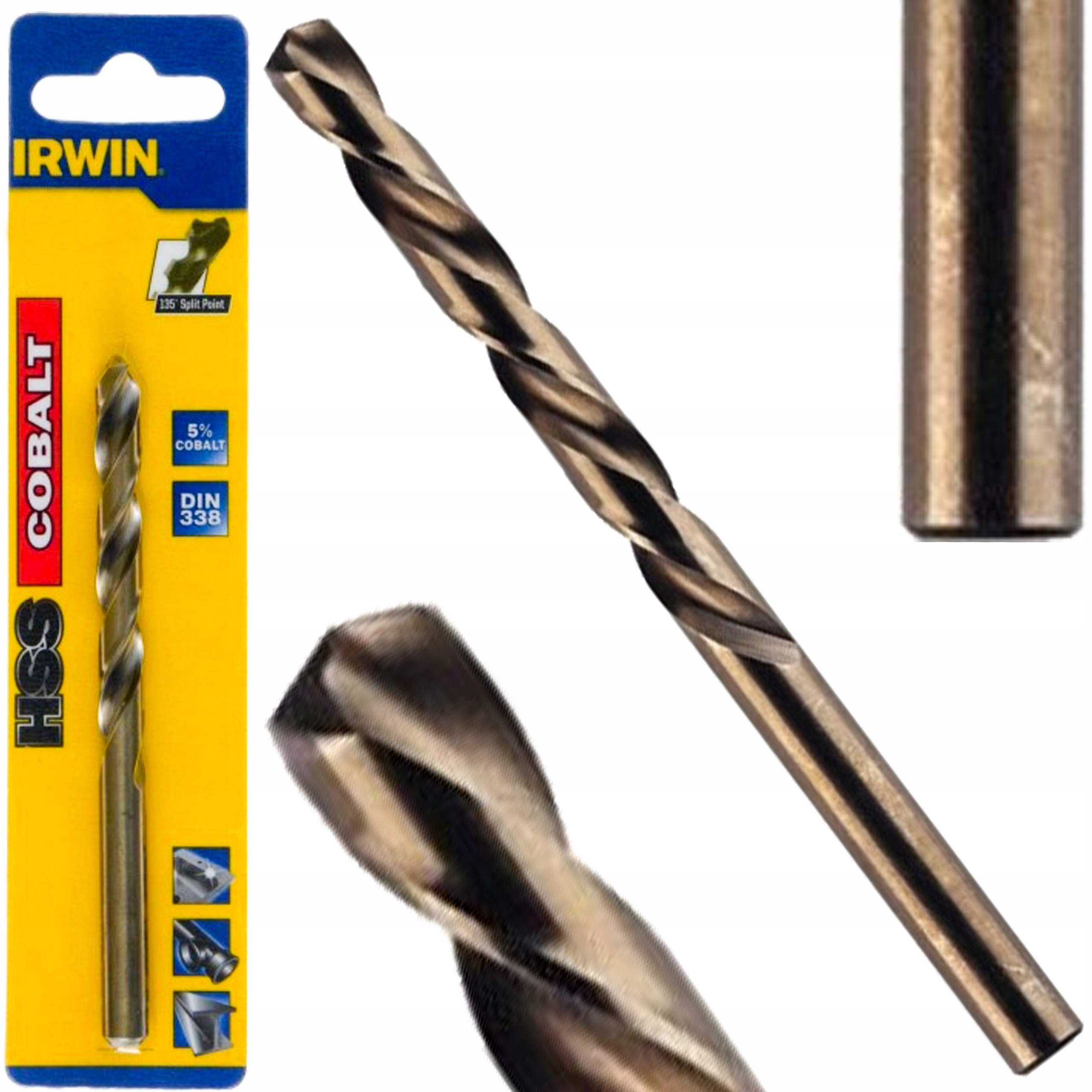 

Wiertło Metalu Stali Nierdzewnej Hss Kobaltowe 4.5