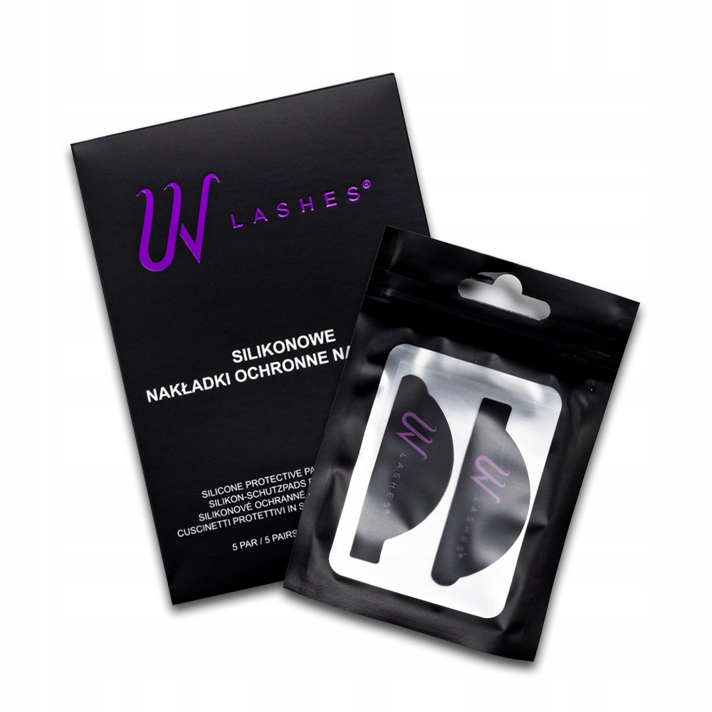 Silikonové ochranné Uv návleky na oční víčka 5 Párů Noble Lashes