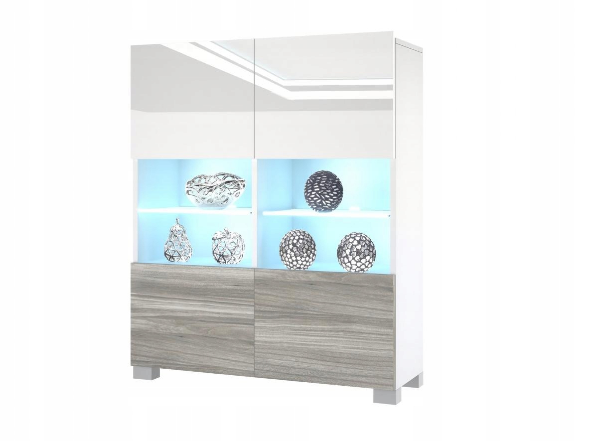 Komoda do salonu PREMIUM sonoma szafka z półką Szerokość mebla 100 cm