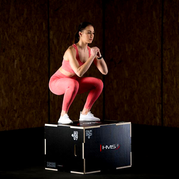 Skrzynia Treningowa do Ćwiczeń Jump Box Siłownia HMS EAN (GTIN) 5906067689538