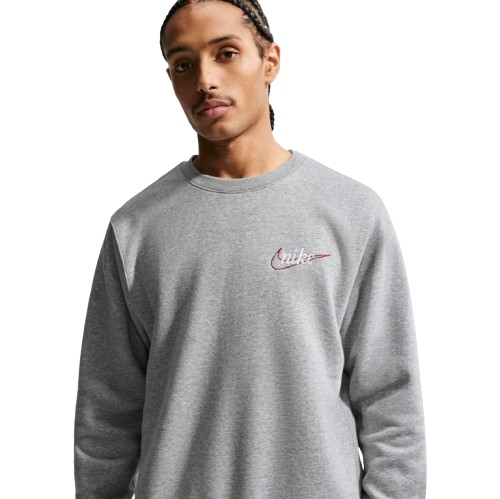 Nike Club Bb Crew Šedá Pánská Mikina
