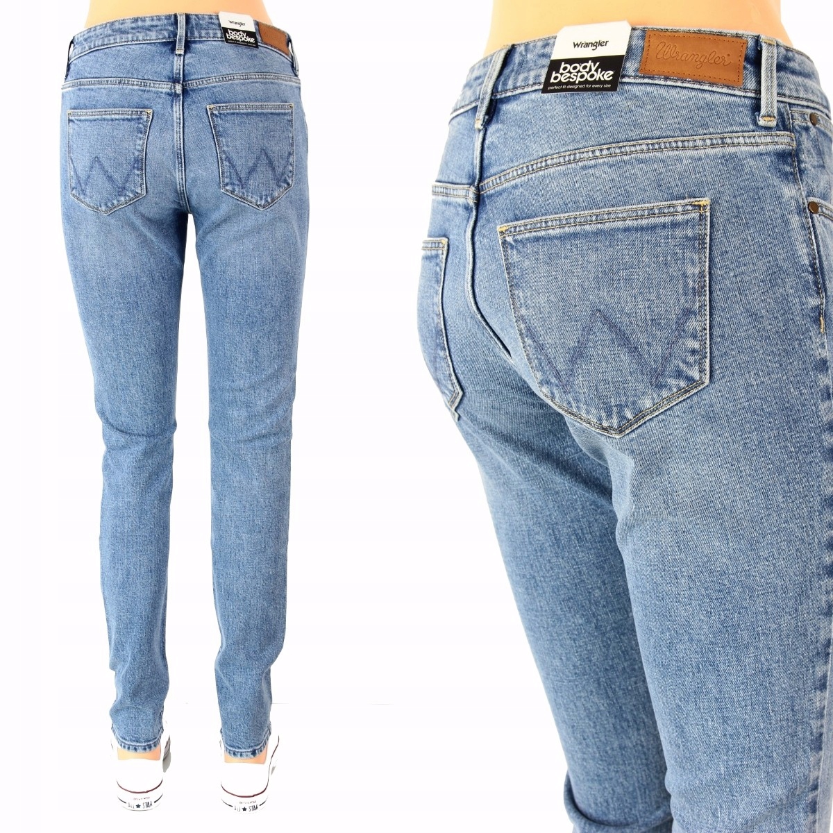 

Wrangler Slim Jeansy Proste Spodnie _ W28 L32