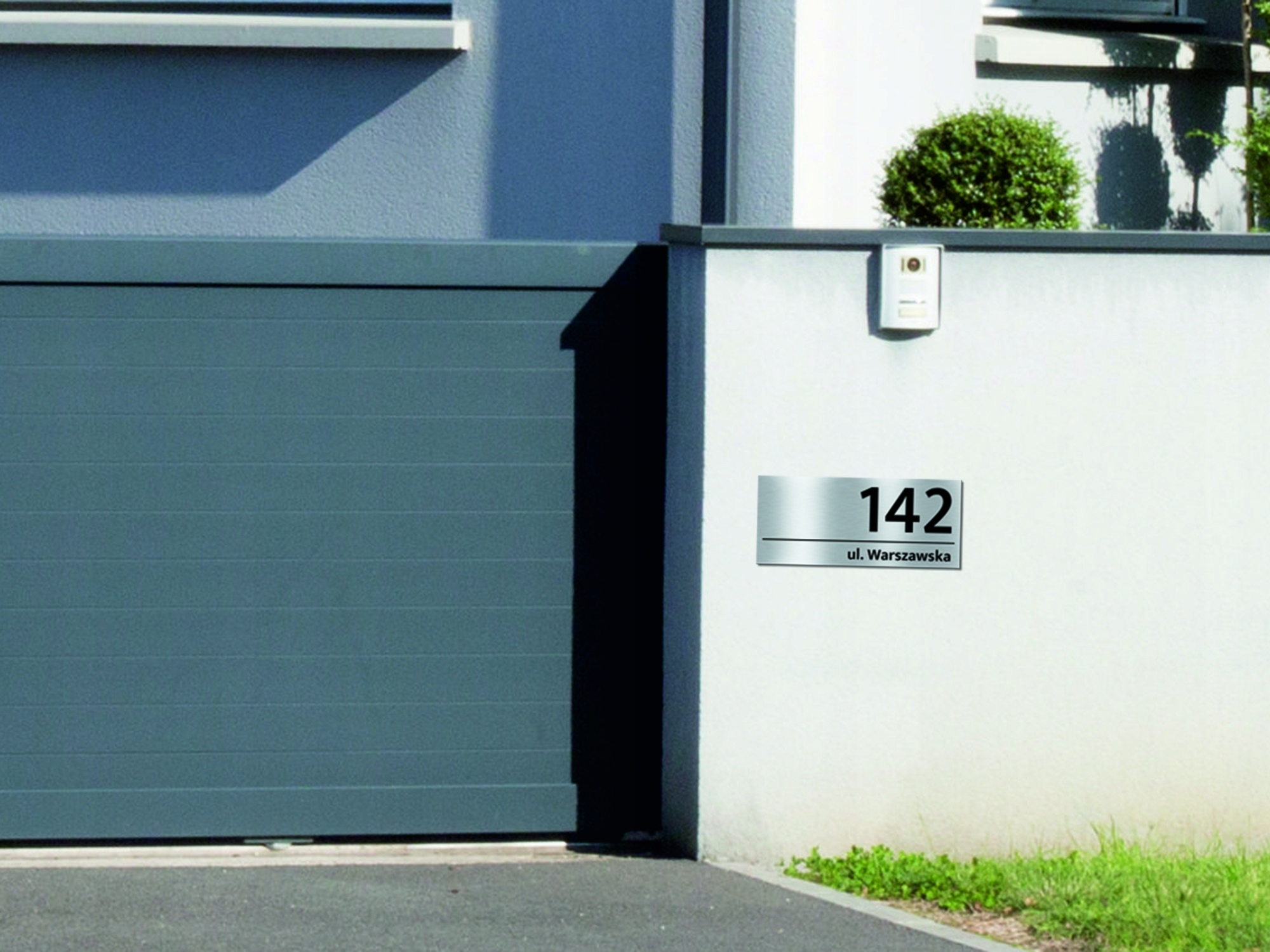 tabliczka tablica ADRESOWA numer domu 46x20 alu EAN (GTIN) 5904689756164