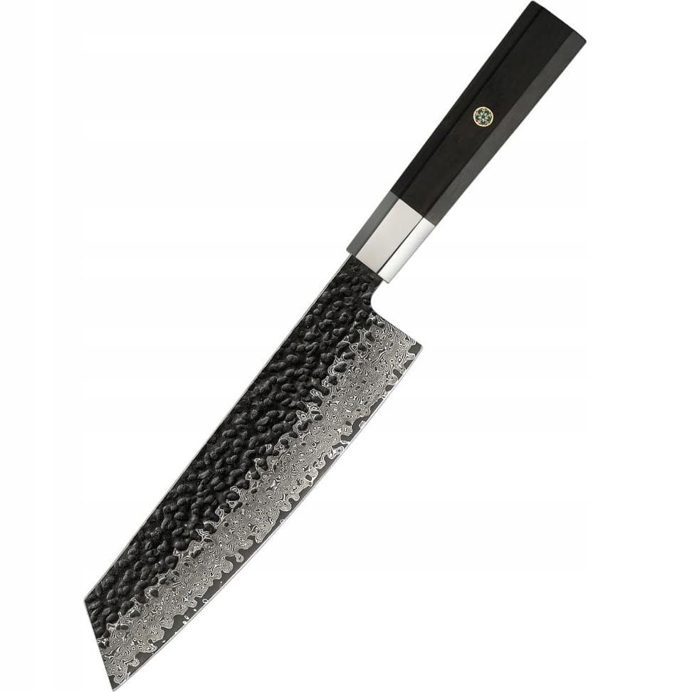 Damaškový kuchynský nôž Yunoka Kiritsuke/Hnedá KP-37440