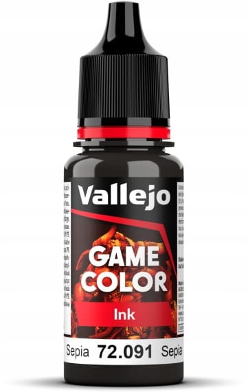 Vallejo 72091 Sepia Game Ink Farba