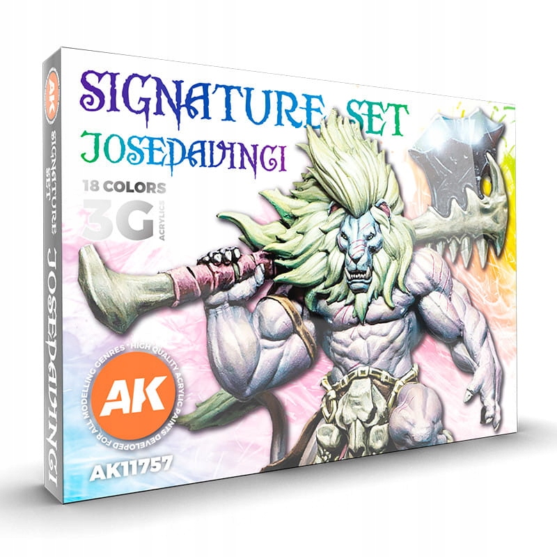 Ak Interactive 11757 Sada barev JoseDaVinci 3G Signature Set