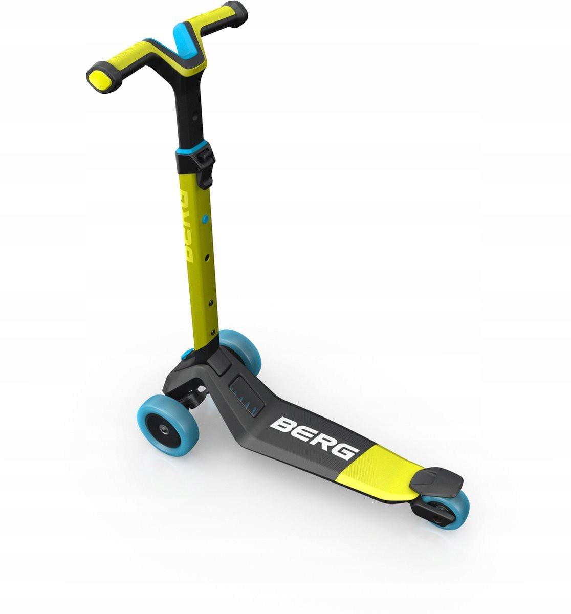 HULAJNOGA DZIECIĘCA TRZYKOŁOWA SKŁADANA WZMACNIANA HAMULEC NEXO 2+ BERG Stan opakowania oryginalne