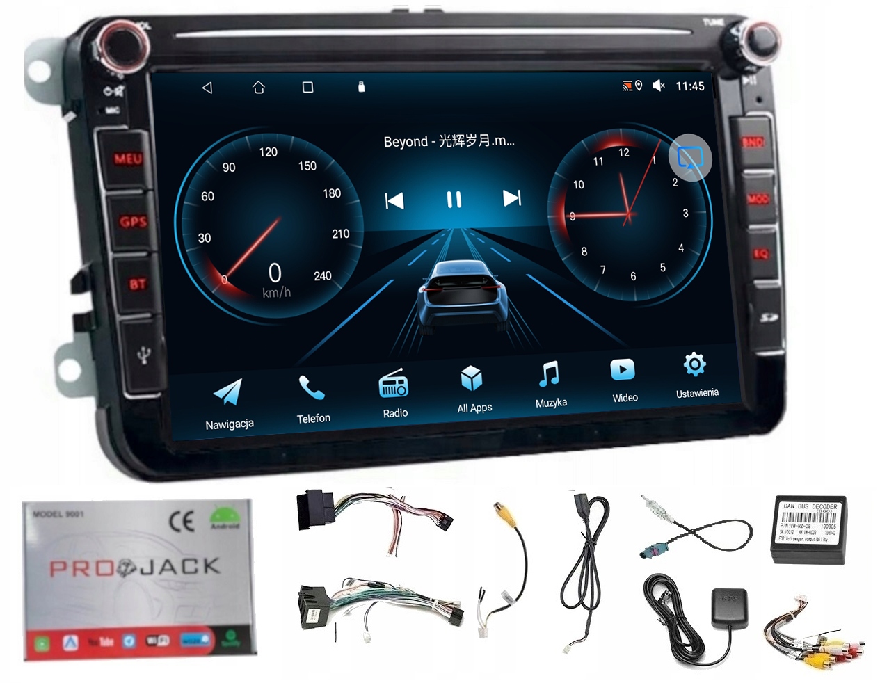 Gps Navigácia Rádio Android Vw Passat CC 2012-2016 Wifi Carplay 64GB
