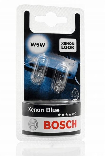 

Bosch Xenon Look Blue Żarówki W5W 12V 5W 2SZT