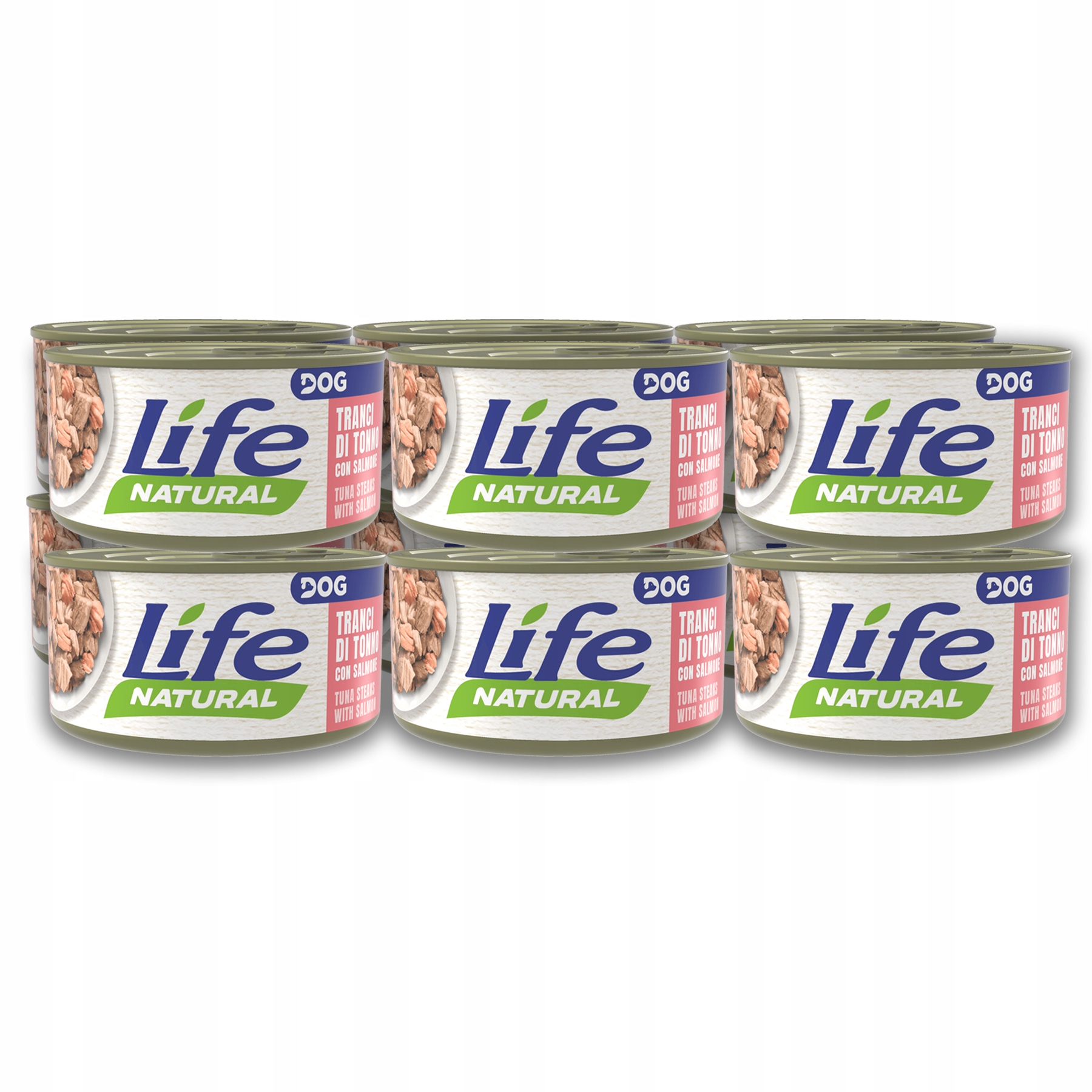 Levně Life Dog Krmivo pro psa 90g Set 12x90g Tuňák Losos