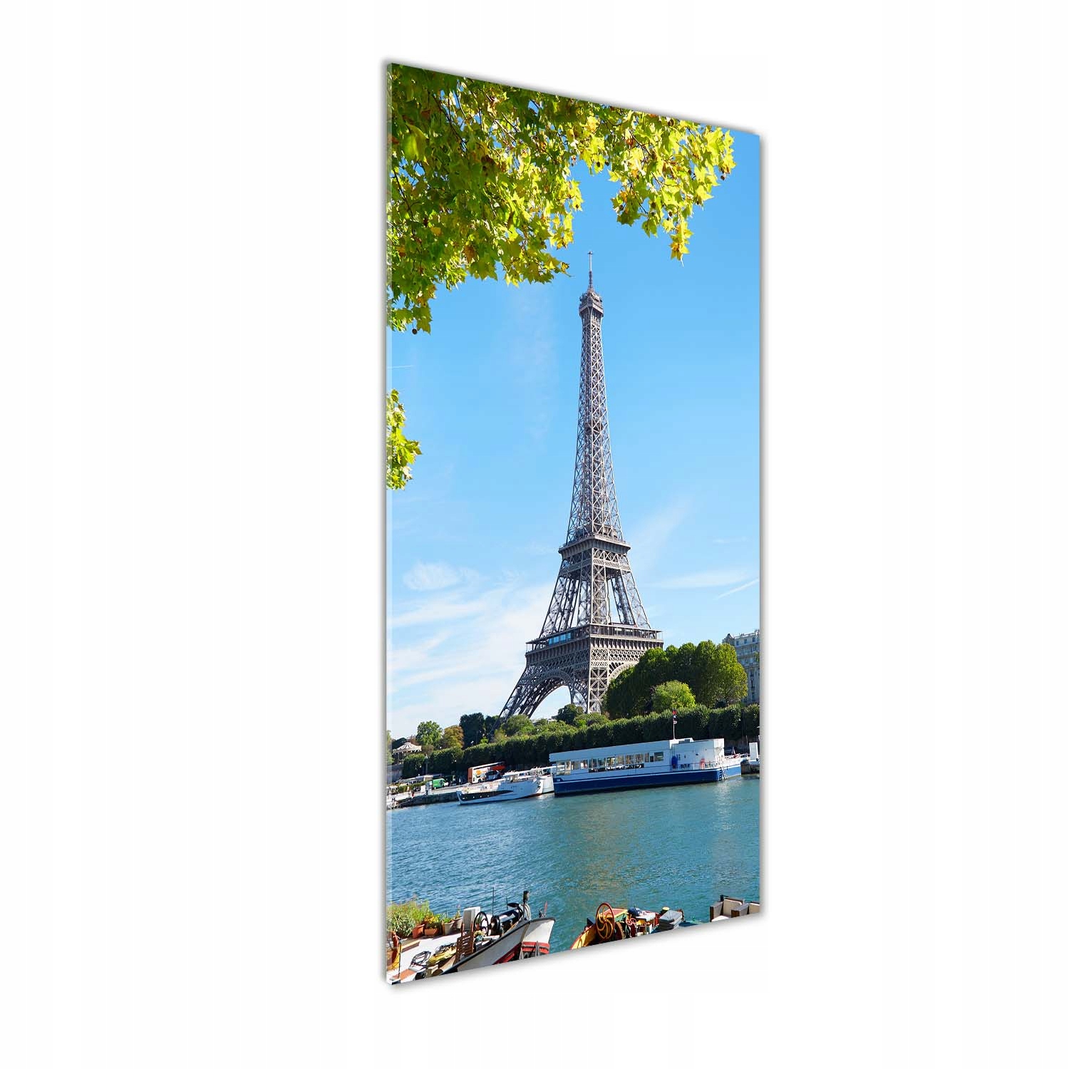 

Foto obraz na szkle Wieża Eiffla Paryż 50x125 cm