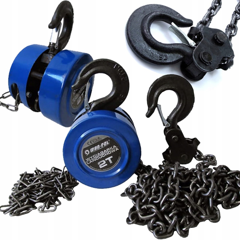 WCIĄGARKA WYCIĄGARKA ŁAŃCUCHOWA 2T DO SILNIKA 2,5M