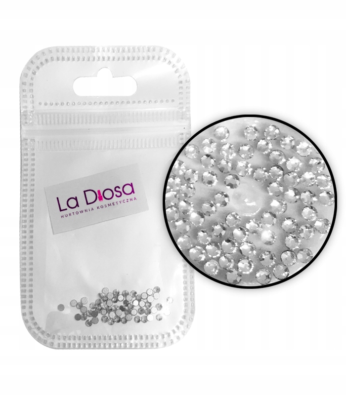 

Cyrkonie do Paznokci Szlifowane Crystal SS4 100szt