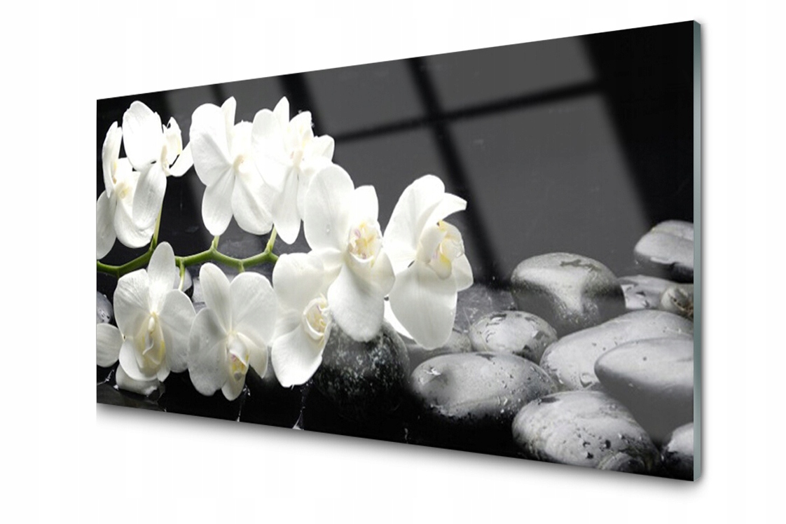 

Panel szklany dekor Kwiat Roślina 120x60 + Klej