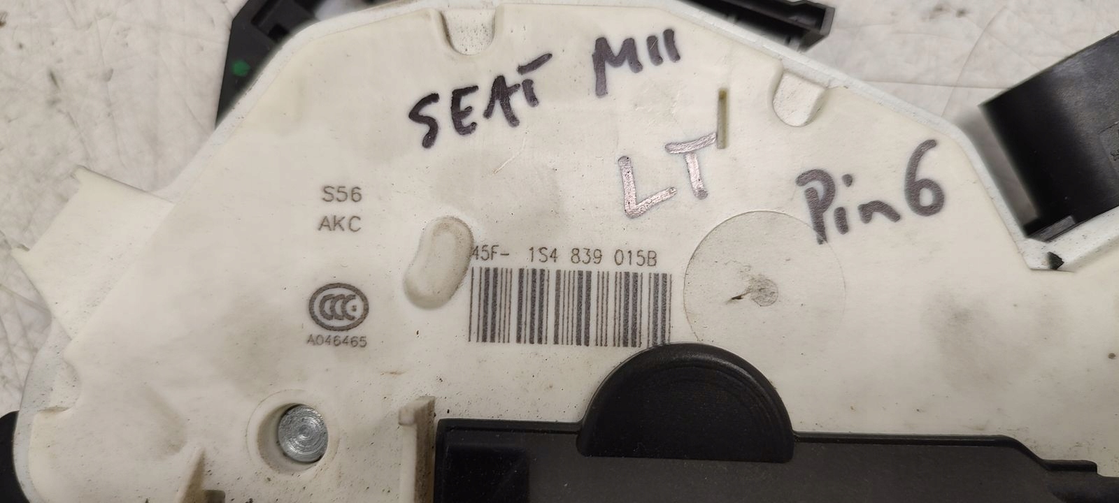 lock rear part rear left Seat Mii 1,0 MPI