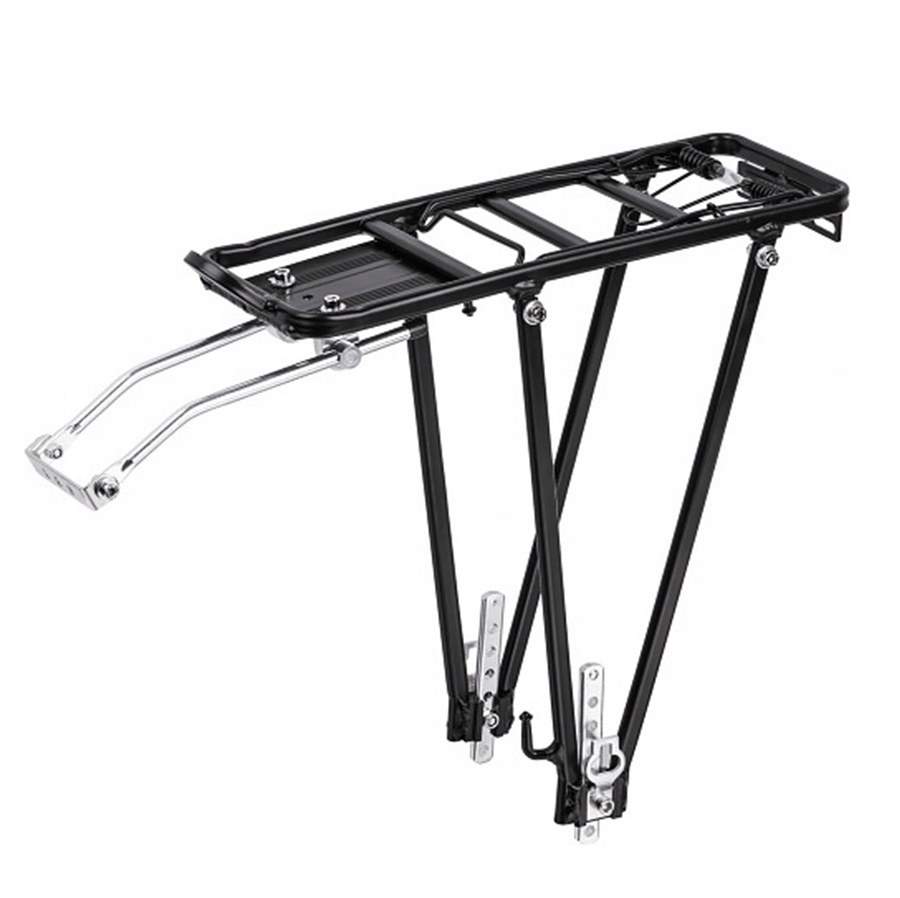 BAGAŻNIK ROWEROWY TYLNY ALUMINIOWY MOCNY NA ROWER UNIWERSALNY DO 35KG Waga produktu z opakowaniem jednostkowym 1.2 kg