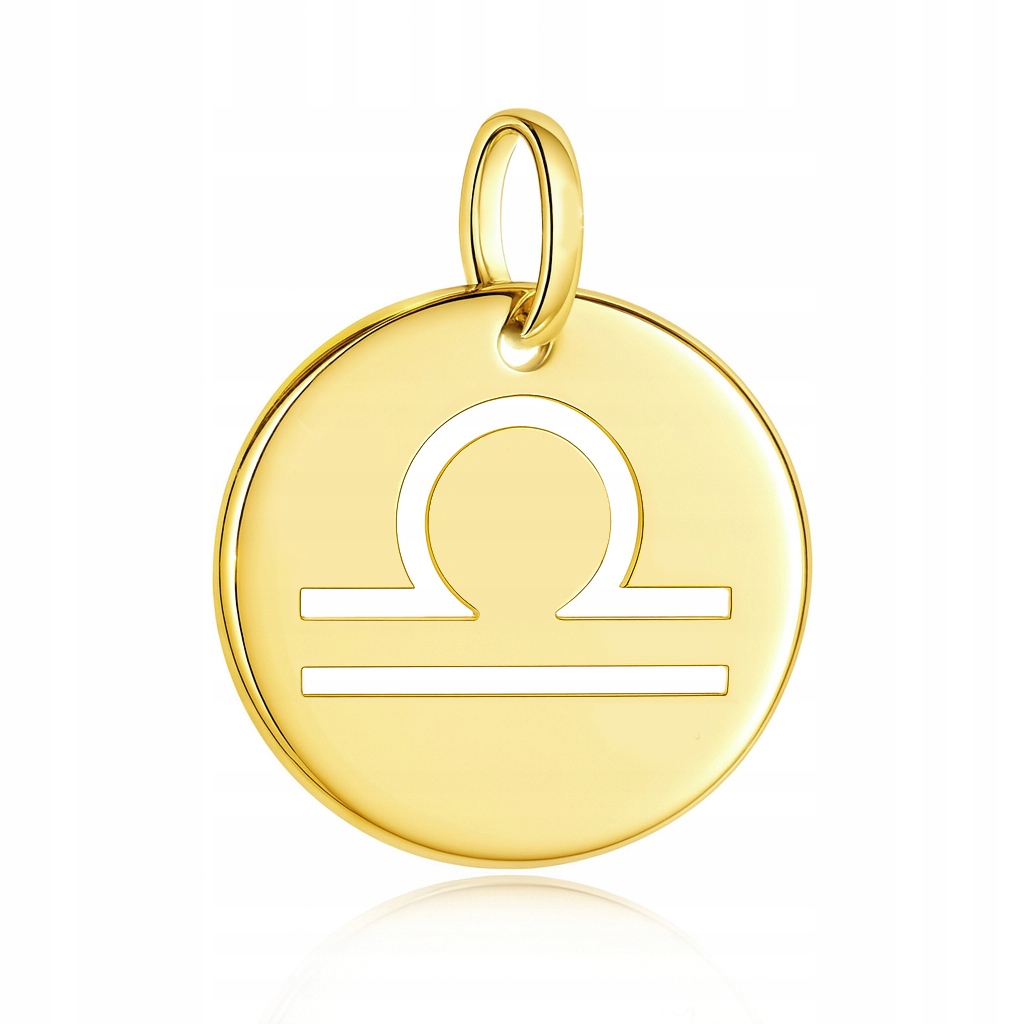 Zlatý přívěsek Váhy Au585 Znamení Zvěrokruhu