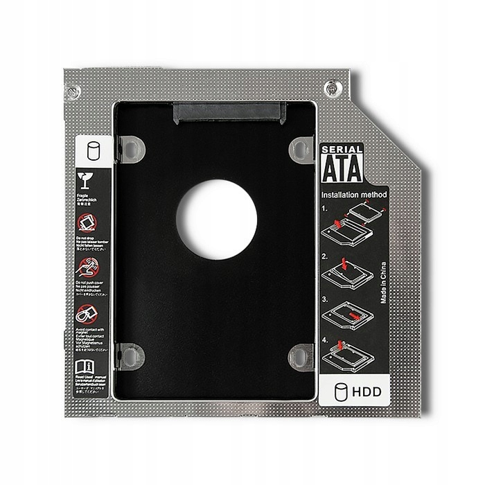 Qoltec Kieszeń na drugi dysk 2.5 Hdd 9,5mm