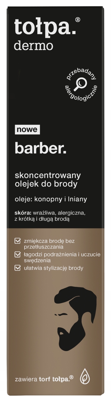 Tołpa Dermo Barber Koncentrovaný Olej Na Vousy Pro Citlivou Pokožku 40 ML