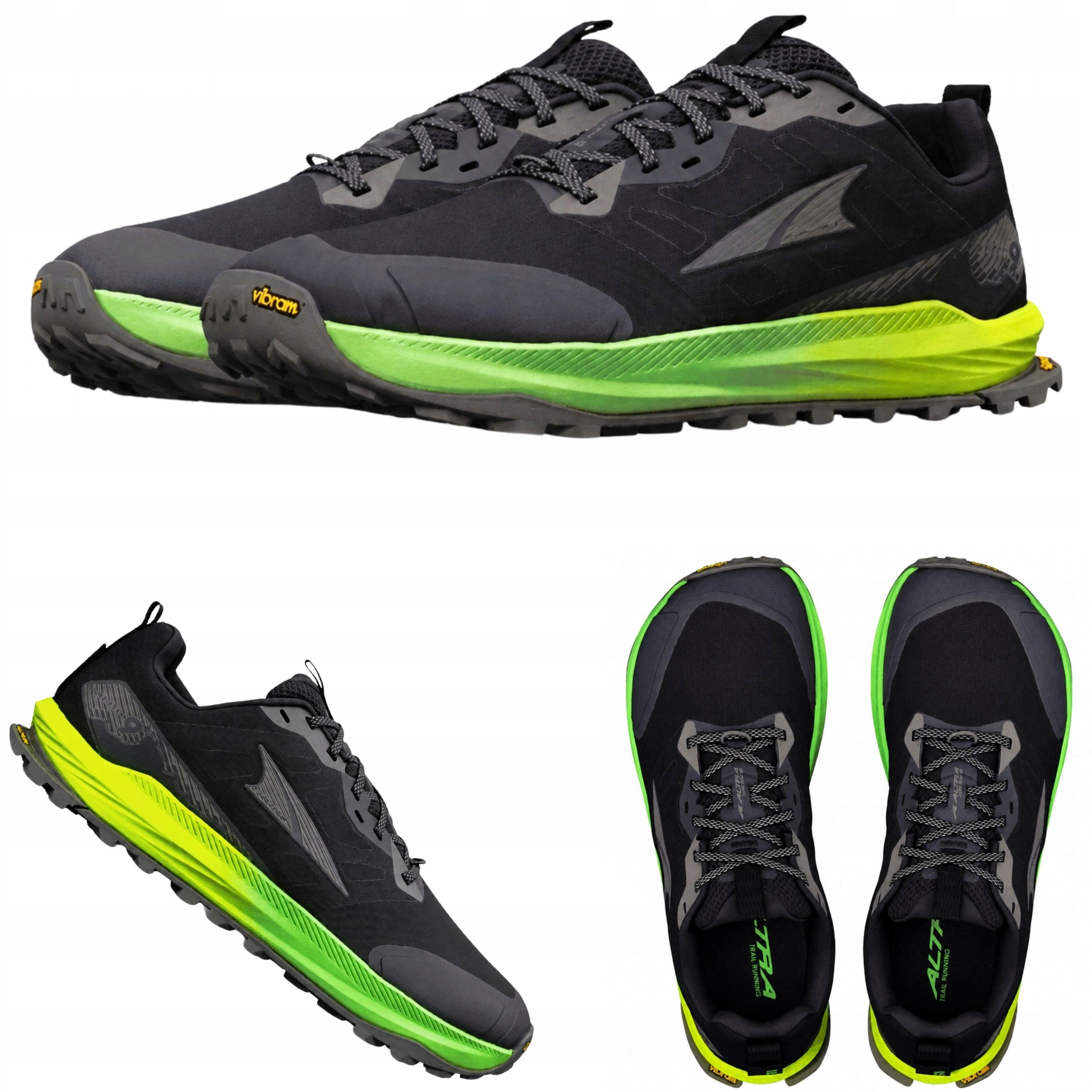 Buty Sportowe do Biegania Terenowego Męskie Black/Dark Grey/Green rozm.45