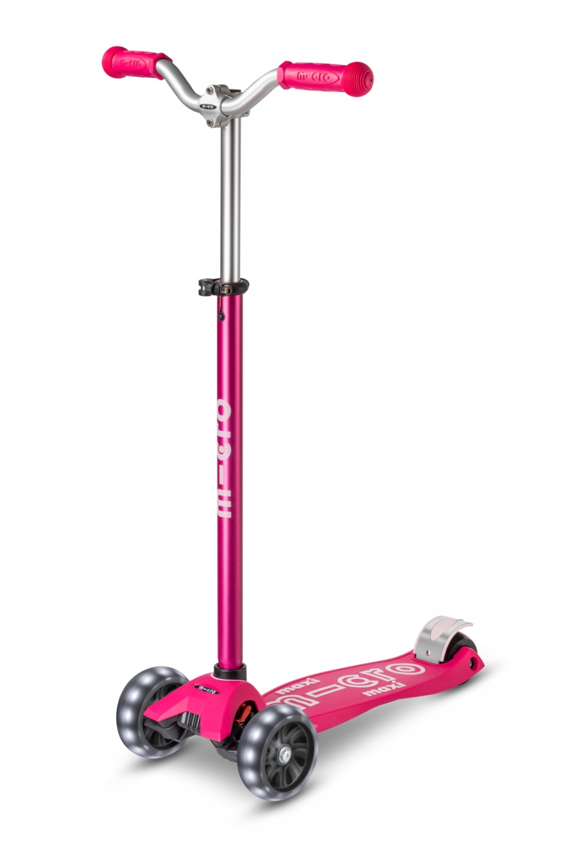 Hulajnoga Maxi Micro Deluxe Pro Led Pink
