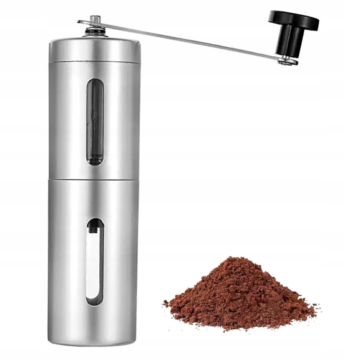 

Ręczny Młynek Do Mielenia Kawy Stalowy Regulacja