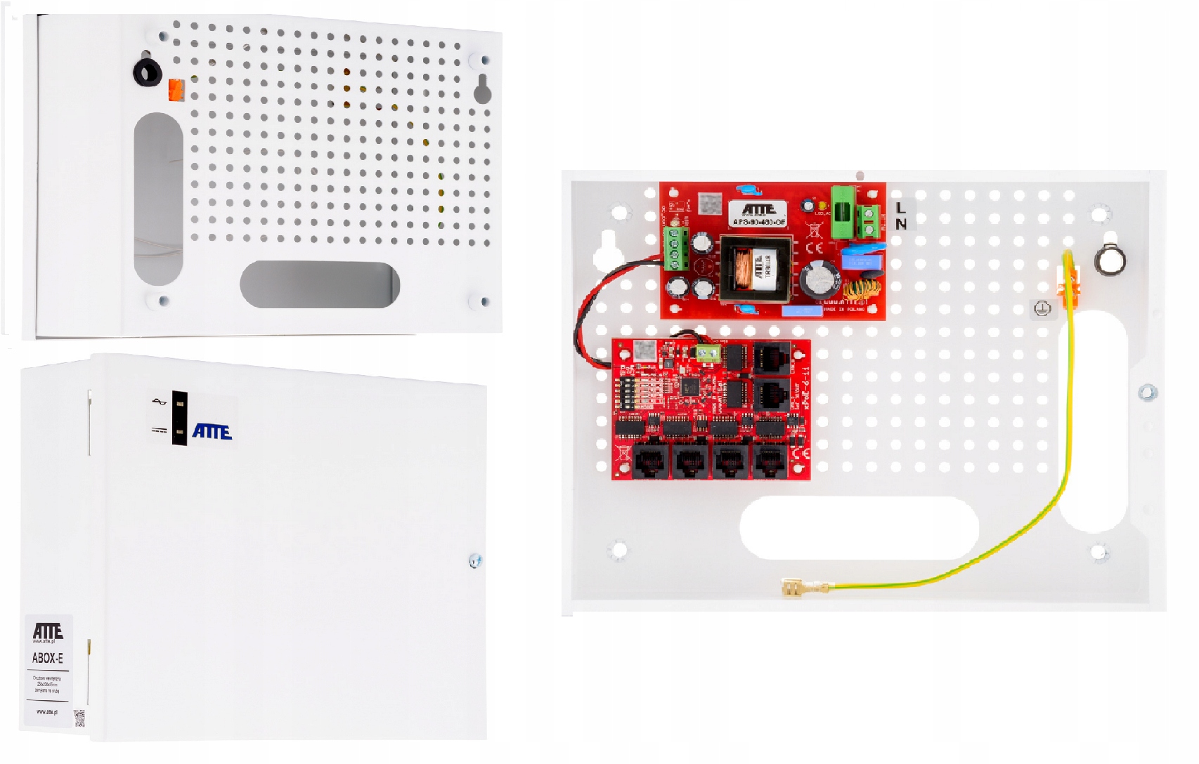 5-PORTOVÝ Poe Switch Pre 5 Ip Kamier Atte IP-5-11-E