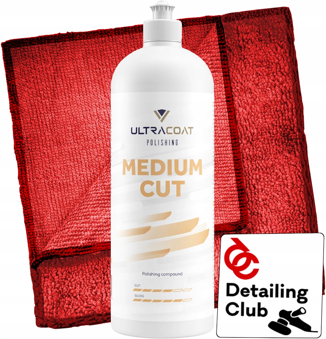 Ultracoat Medium Cut Stredná leštiaca pasta na lak 1L