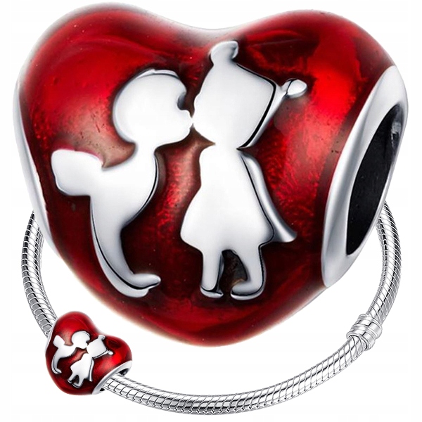 

Charms Serce srebro 925 koralik S925 zawieszka