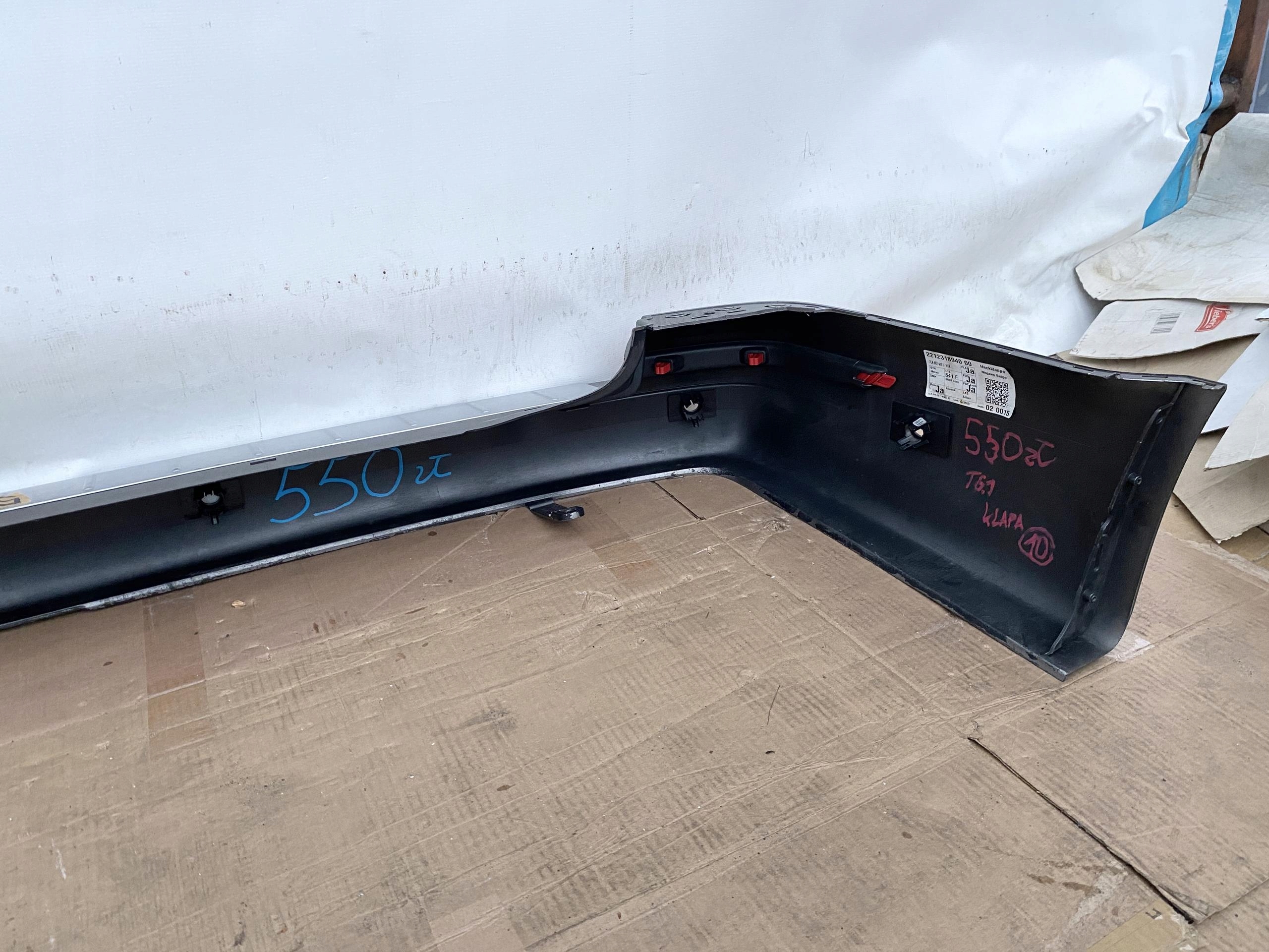VW T6 T6.1 MULTIVAN CARAVELLE LIFT 2019- bumper rear part 6X PDC H1X