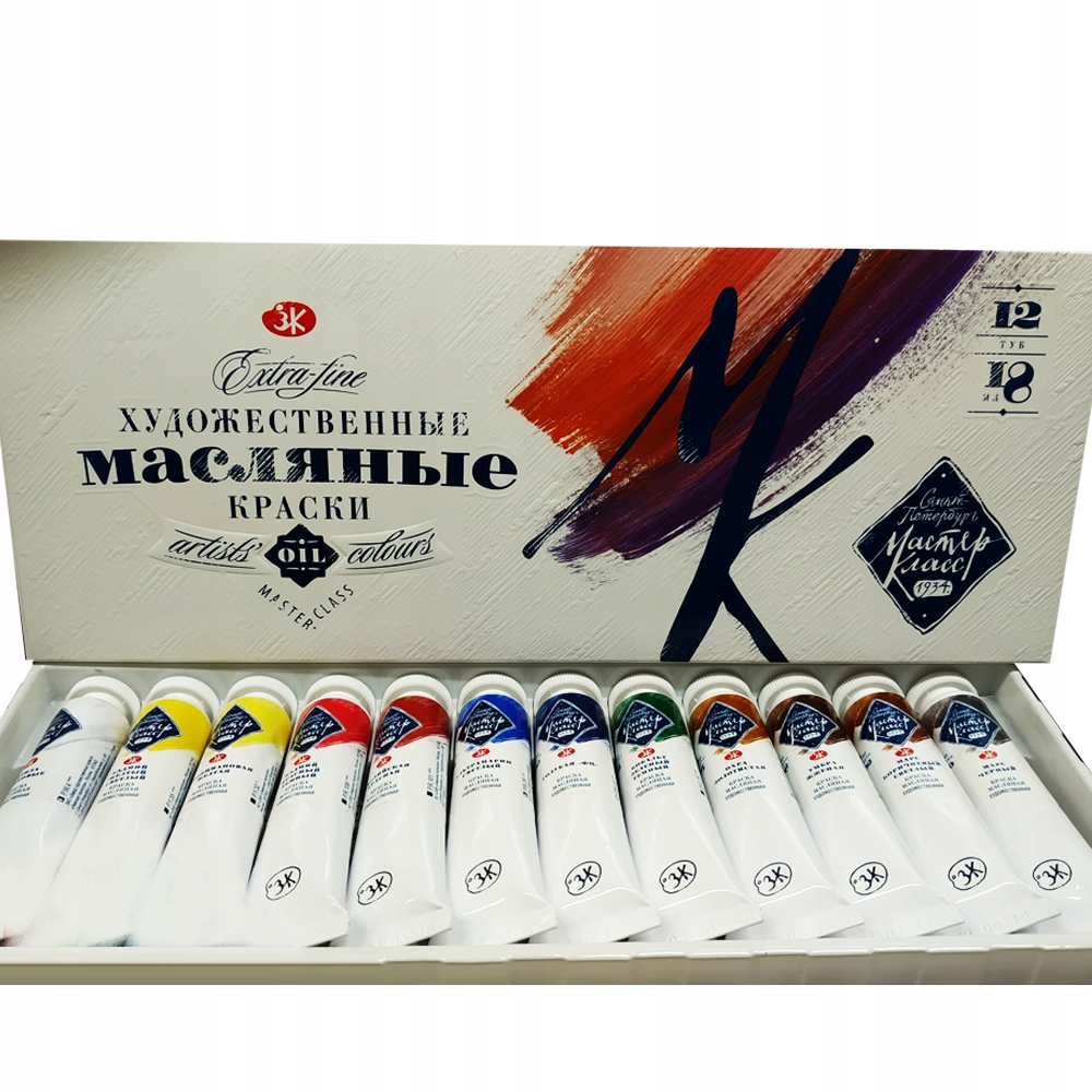 Olejové barvy Master Class 12x18ml od Later Lublin